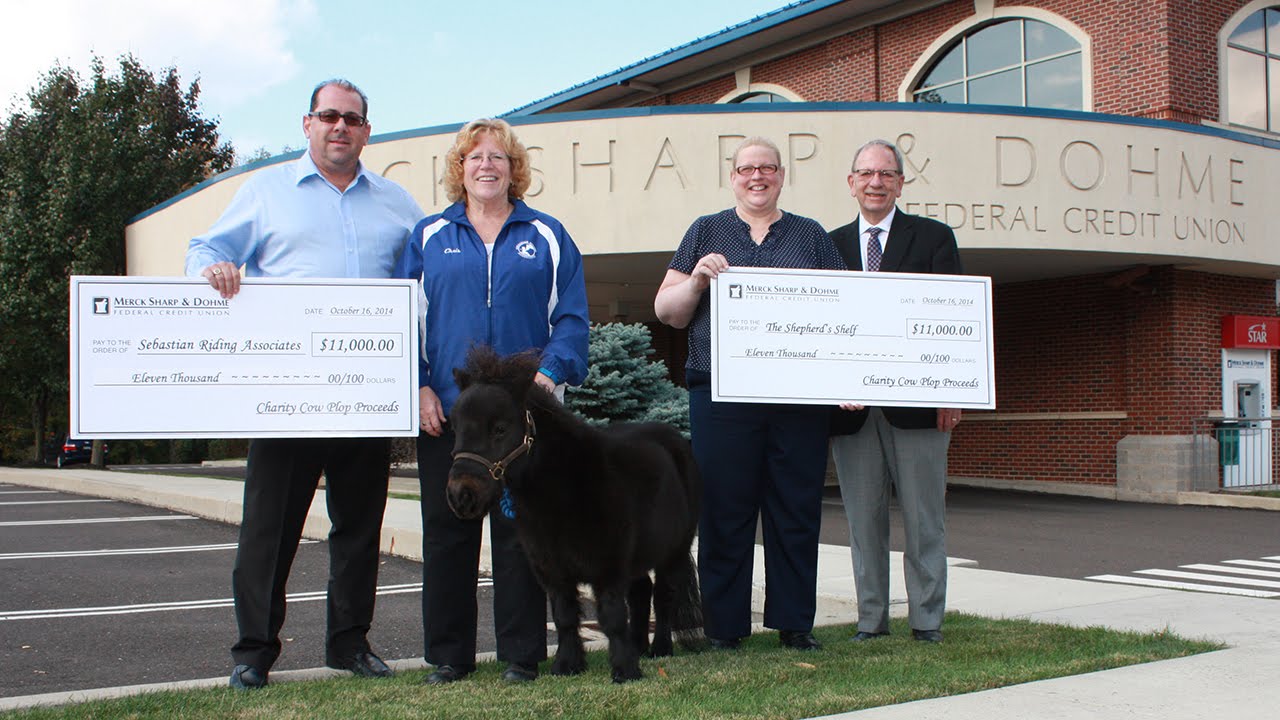 MSDFCU Charity Cow Plop Check Presentation 2014 - YouTube