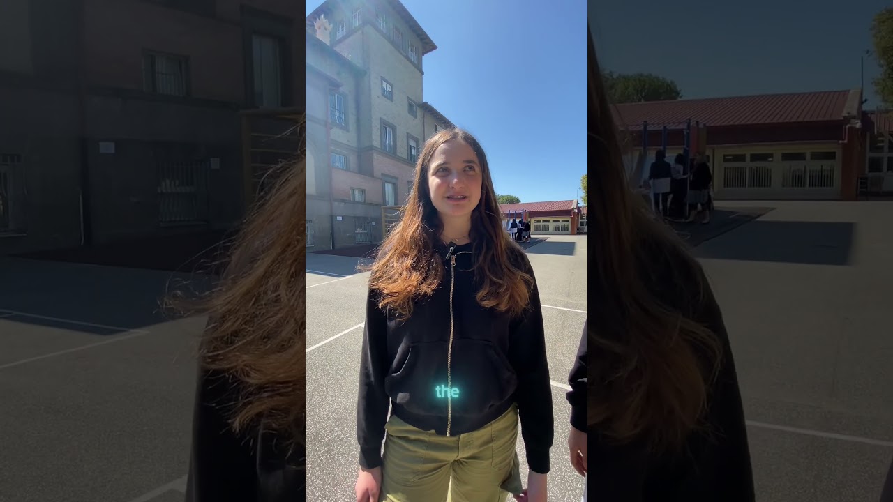 American-International School in Rome - Middle School! Meet Nina and Anaise 😊 