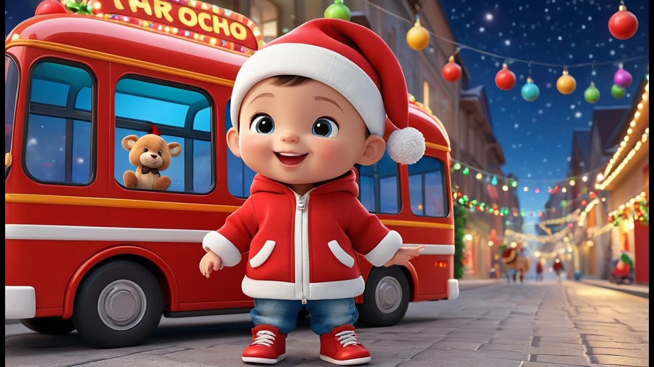 Colorful Van New Year Parade | Fun Action & Learning Video for Toddlers