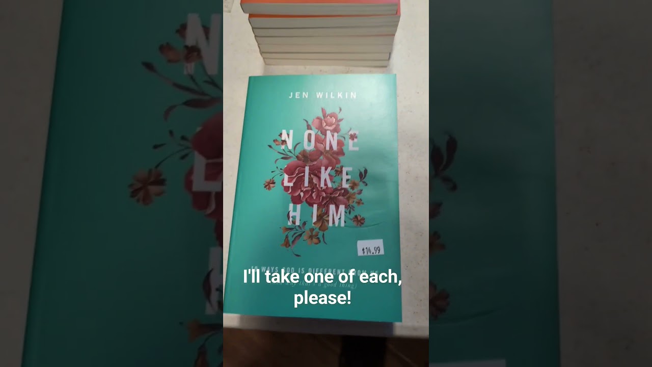 I'm at an event and I want all the books! 