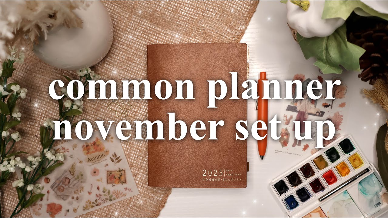 November Plan With Me | 2025 Sterling Ink Common Planner Chatty PWM