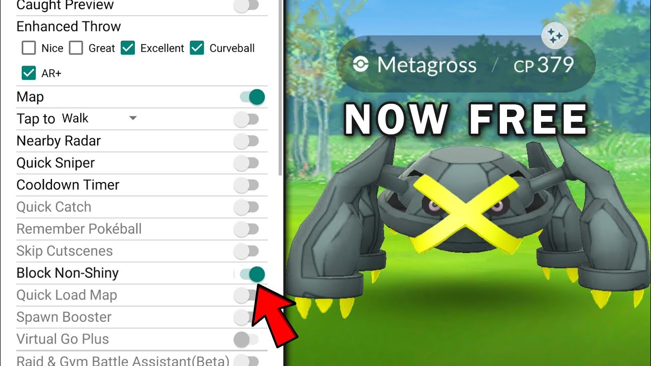 PGSharp Block Non Shiny Now Free | Now Get PGSharp Standard Features For Free Without Standard Key