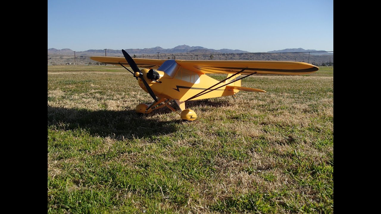 E-flite Clipped Wing Cub 1.2m - THE SECOND FIRST LOOK! - YouTube