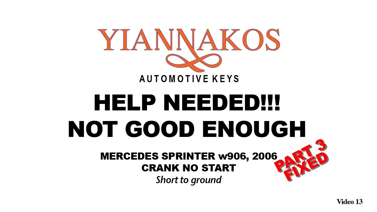 Mercedes Sprinter pissed me off but I fixed it!!!