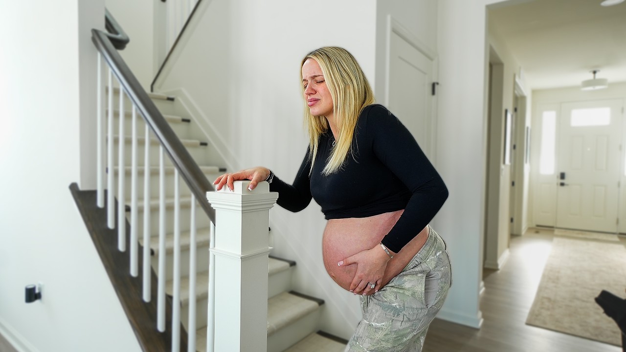 Tricia can barely walk... pregnancy is getting really hard for her