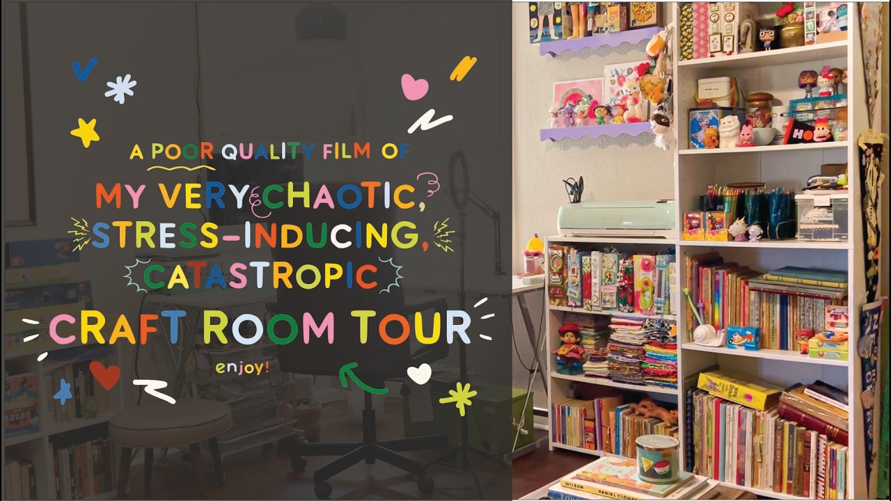 MY CRAFT ROOM TOUR!