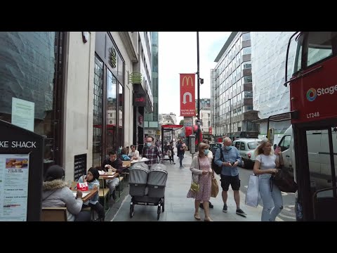 Walking from Tottenham Court Road to Holborn | London Walk 2021