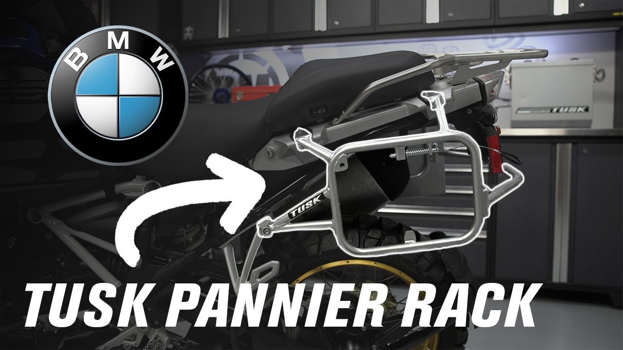 Tusk Pannier Racks | BMW R1250GS ADV - YouTube