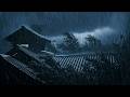 Night Rain & Thunder Sounds | Heavy Rain on Roof Black Screen for Sleeping #3
