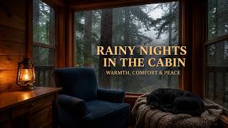 Misty Rain in a Redwood Forest Cabin 🌲 | 1 Hour Deep Sleep | Redwood Fog — Lantern Rain