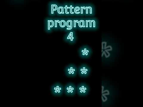 Pattern program 4 in c programming || c_31
