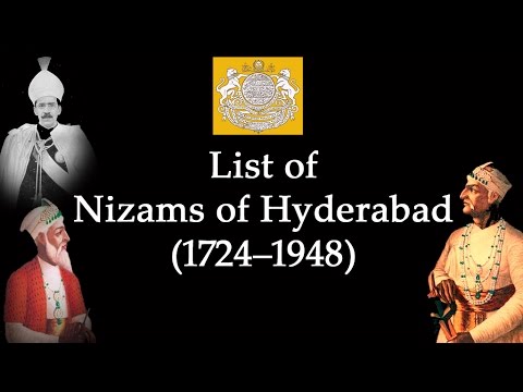 Video: Kolik nizamů vládlo v Hajdarábádu?