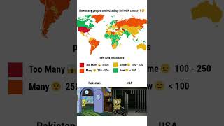 Prison Population by Country 2025🌍 #Criminal #Society #Comparison #IncarcerationRate