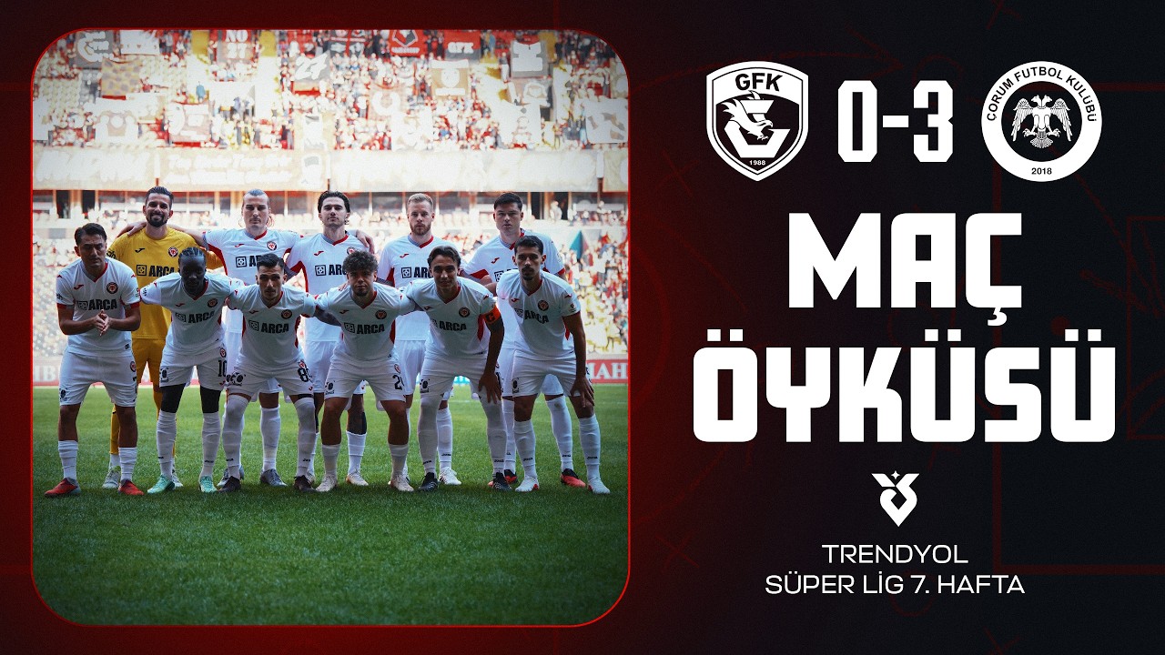 3 Gol, 3 Puan, Unutulmaz Zafer! 🔴⚫ | Gaziantep FK 0-3 ARCA Çorum FK - Maç Öyküsü