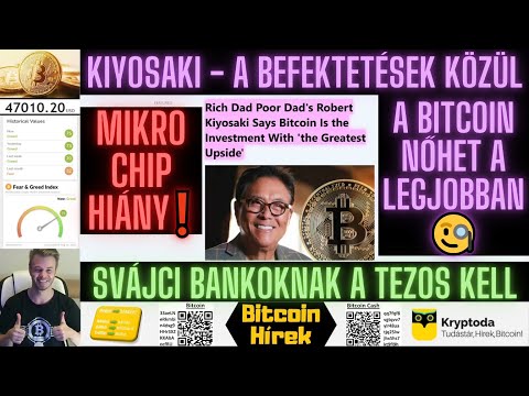 Bitcoin Hírek (293) - Kiyosaki: A Befektetések közül a Bitcoin Nőhet a Legjobban 