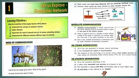 10🌺Class-8 Computer Let us Explore Computer Network DAV ll Class-8 Computer Chapter-1 dav ll Page-14
