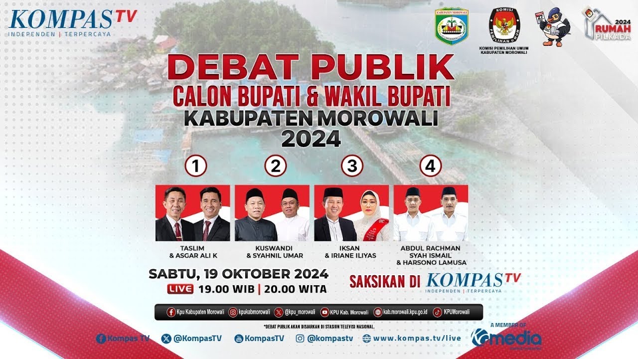 LIVE - Debat Publik Calon Bupati dan Wakil Bupati Kabupaten Morowali 2024