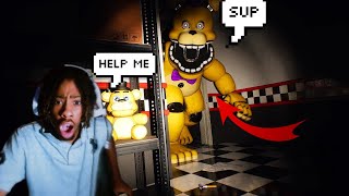 I PLAYED A FREE ROAM FNAF GAME AND IT MADE ME GIVE UP…[Those Nights At Fredbear’s]