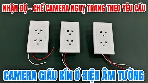 Camera giấu kín ổ điện âm tường HÀNG ĐỘC QUYỀN , camera nguỵ trang ổ cắm điện wifi full4k xem từ xa