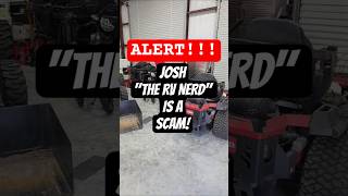 JOSH THE RV NERD IS A SCAM! @JoshtheRVNerd @etrailer @TheRVHunter