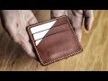 Making the Optical Illusion Leather Wallet (WITH PATTERN!)
