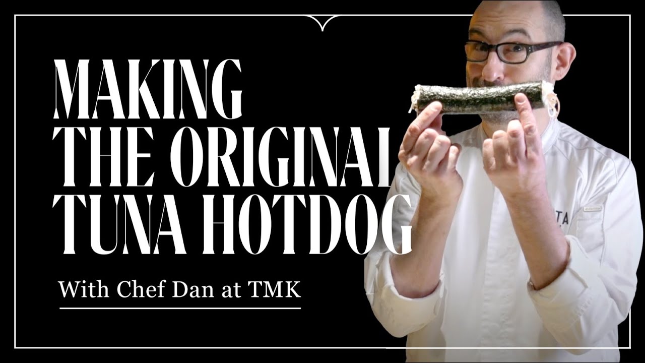 TMK Preparing the signature Tuna HotDog with Chef Dan Good Food