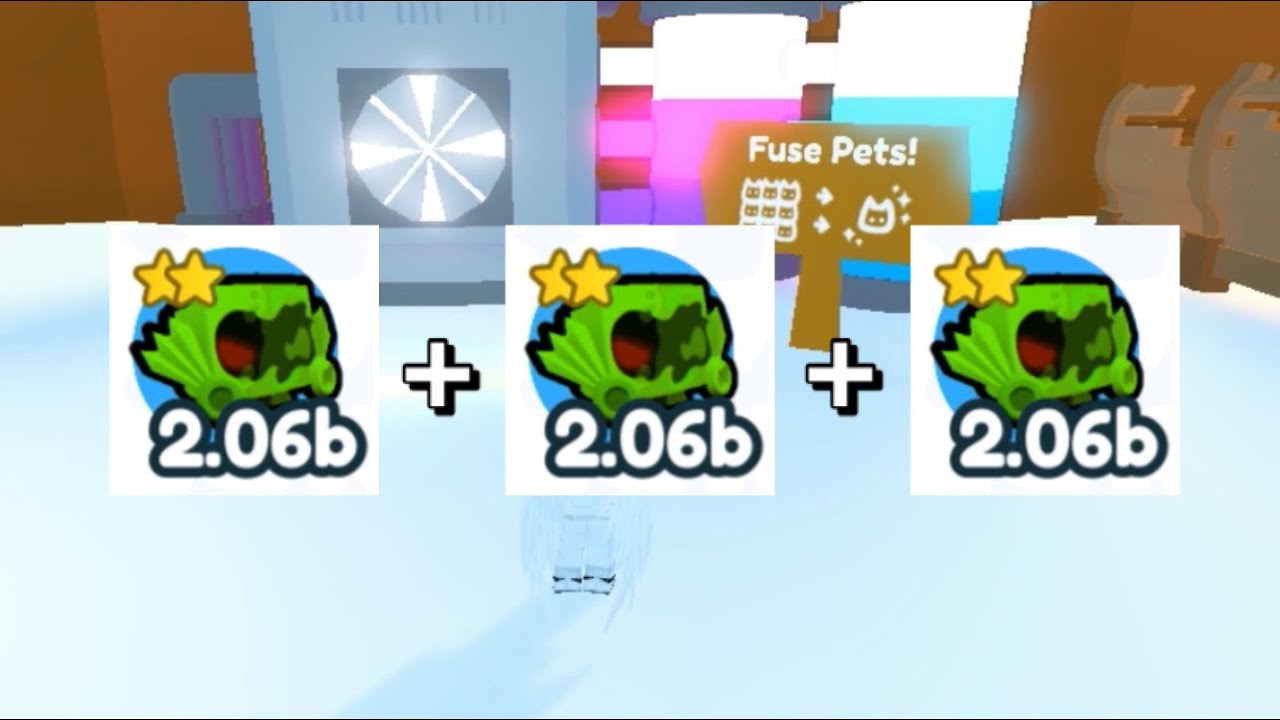 Fusing 3 Godlen Blurred Dominus | Pet Simulator X