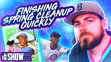 COMPLETING SPRING CLEANUP PROGRAM QUICKLY! MLB 22 CONTENT