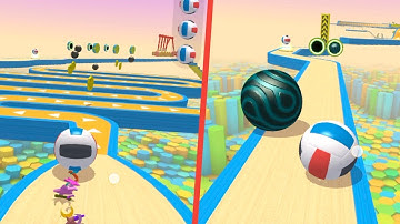 Action Balls - All Levels 63-64, SpeedRun Gameplay, Android IOS, Amaizing Ball Game