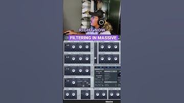Filtering in NATIVE INSTRUMENTS MASSIVE SYNTHESIZER! #nativeinstruments #massive #sounddesign