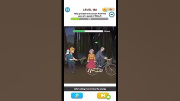 Annoying Puzzle Game - Level 130 - Help grandfather’s escape from bad guys at a speed of 90km/h