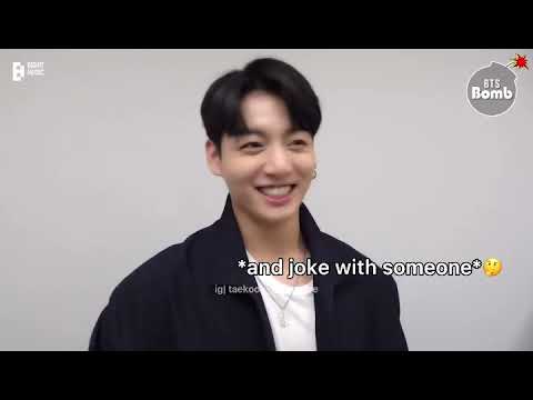 Maybe Tae poked Jungkook while Jungkook was talking to the camera😂🐯🐰💜💚😍