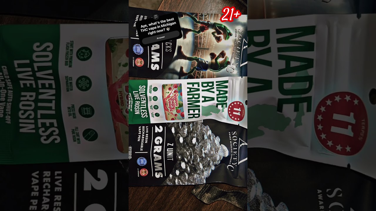 Testing out Michigan’s top THC vapes. What’s your go-to? Drop your favorite in the comments!