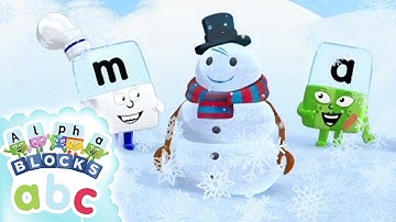 Alphablocks - Winter Wonderland! ❄️ | #Christmas Phonics | Learn to Read