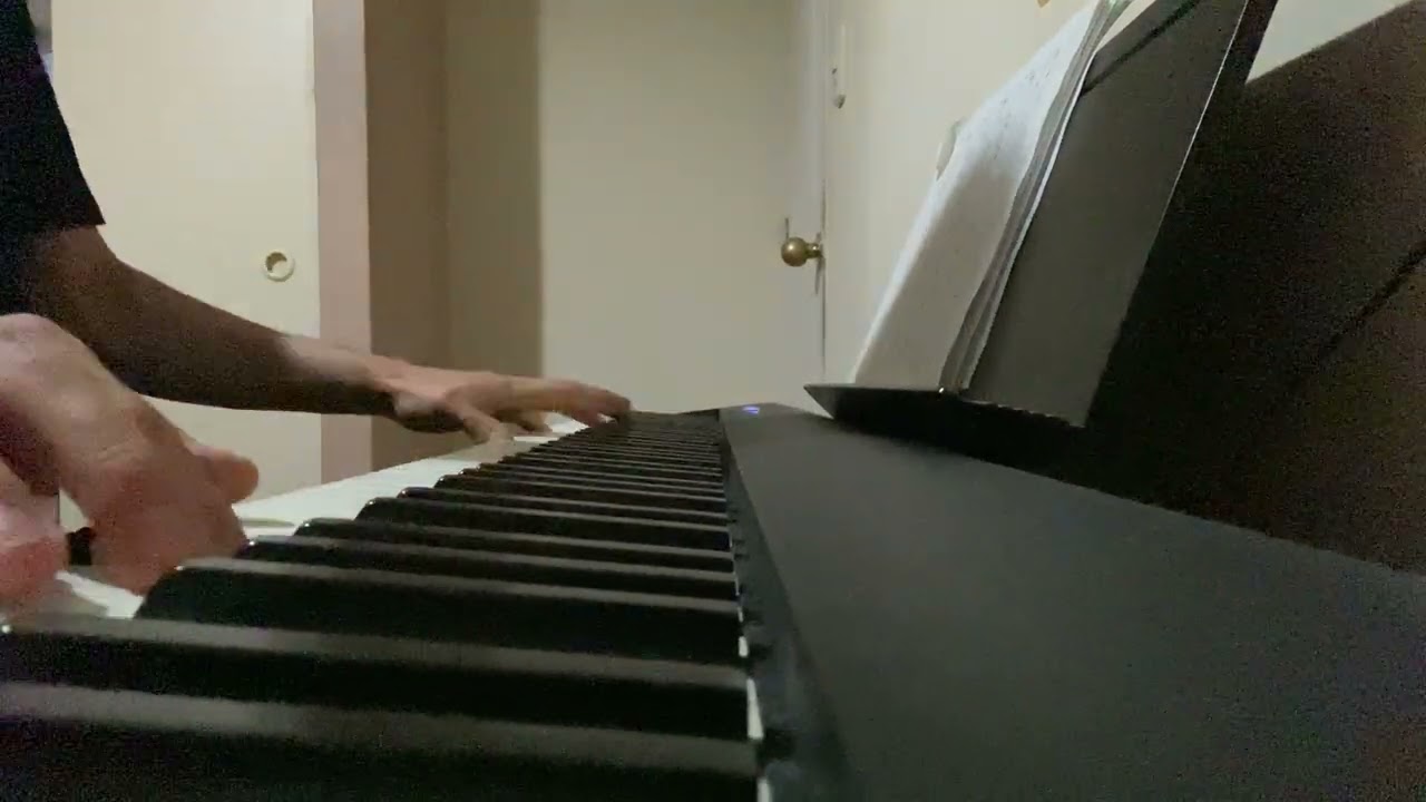 Learning “At the speed of light” - Dimrain47 on the piano (DAY 7)