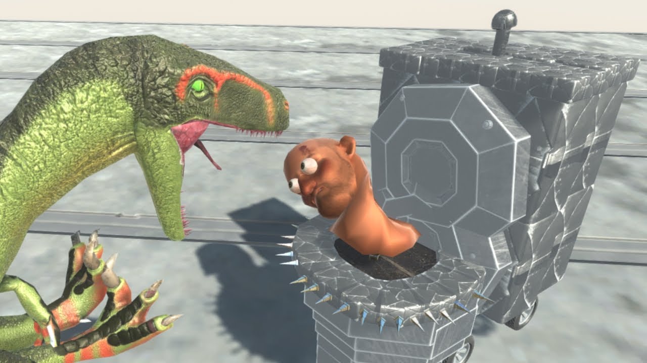 Skibidi Toilet vs ALL UNITS on Wobbly Building ARBS Animal Revolt Battle Simulator