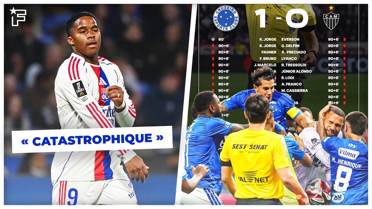 L’OL n’en peut DÉJÀ PLUS de Endrick, 23 expulsions et une BAGARRE SURRÉALISTE | Revue de presse