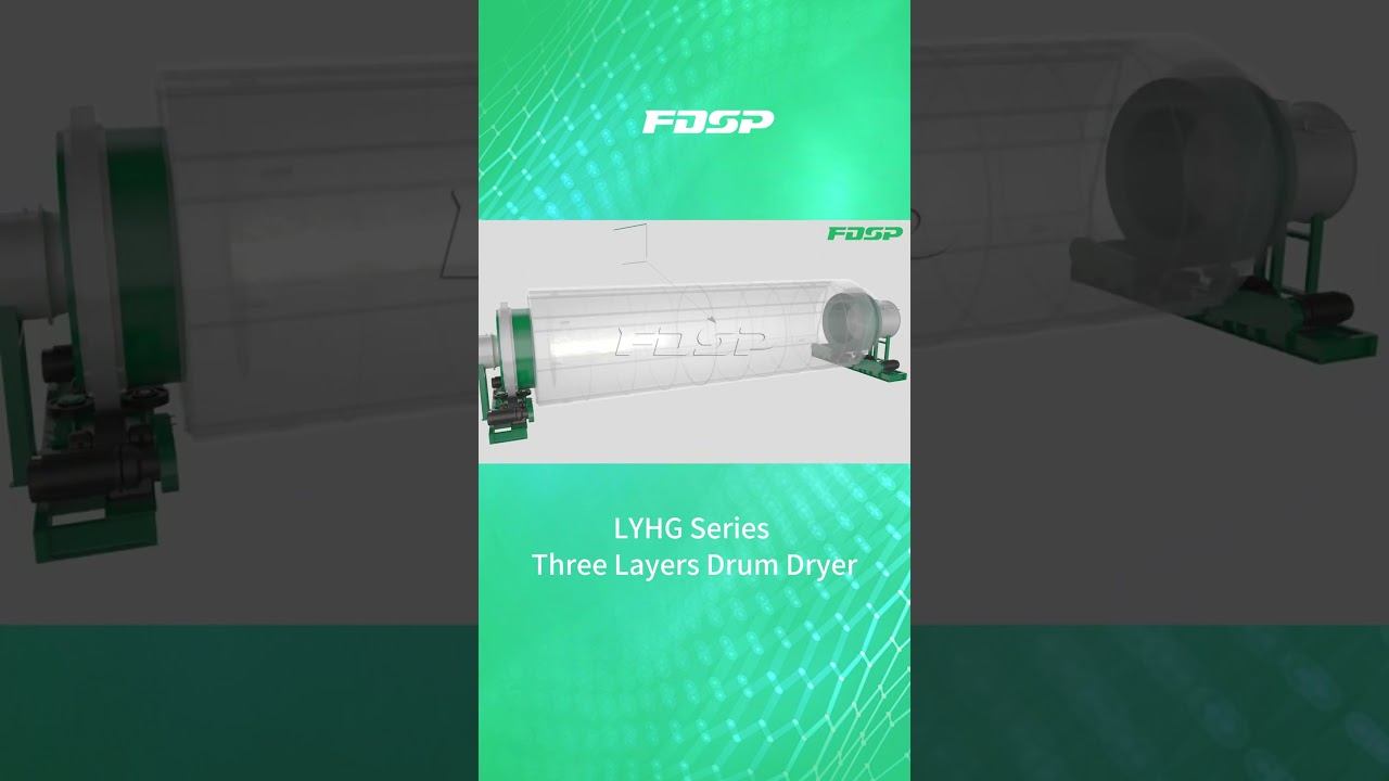 Biomass - LYHG Series Three Layers Drum Dryer