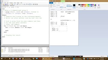 [Pascal] Array sort, ascending order, swap insertion, EVEN nums before ODD [pt.5]