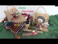 Bolsas de yute para dulceros o recuerdos Fiesta mexicana