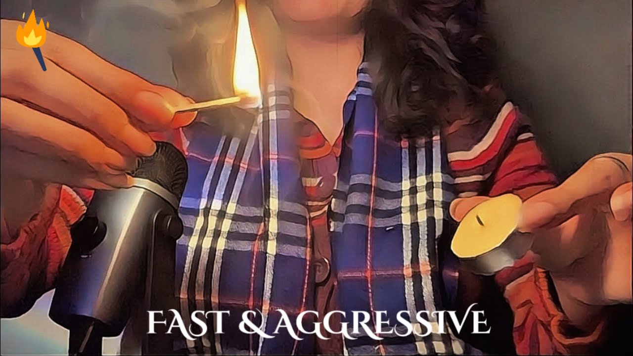 ASMR FAST & AGGRESSIVE TABLE TAPPING/SCRATCHING | ACTUAL CAMERA TOUCHING+