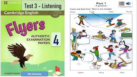 FLYERS 4 - TEST 3 -  LISTENING