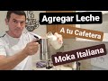 Podemos Agregar Leche a nuestra Cafetera Moka Italiana?