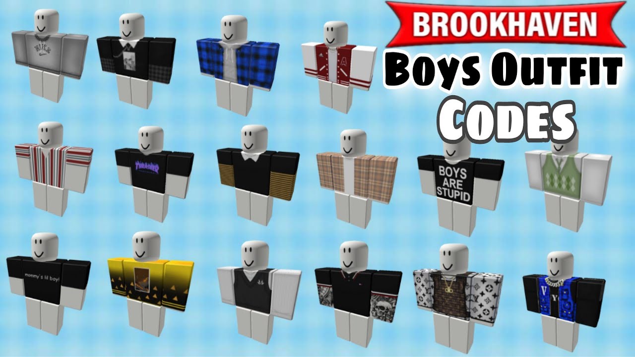 Roblox boys outfit codes for brookhaven , berryavenue , bloxburg and ...