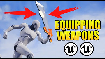 Unreal Engine 4 - Draw/Sheathe Weapon