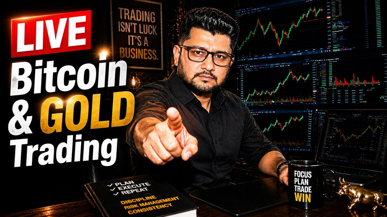 🔴 LIVE: Turning Losses into Profit 💰 | Gold & BTC Trading