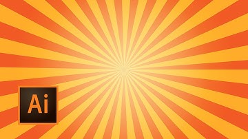 Illustrator Tutorial | How to Create a Sunburst background