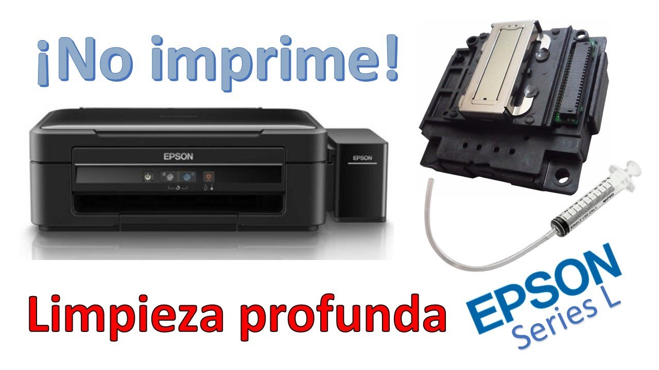 EPSON NO IMPRIME, SOLUCIÓN, LIMPIEZA A FONDO - YouTube
