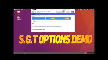 SGT OPTIONS DEMO AND PROBLEMS