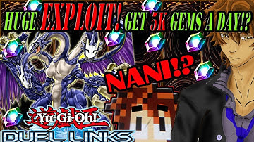 HUGE DUEL LINKS EXPLOIT! FARM THOUSANDS OF GEMS A DAY!! | YuGiOh Duel Links